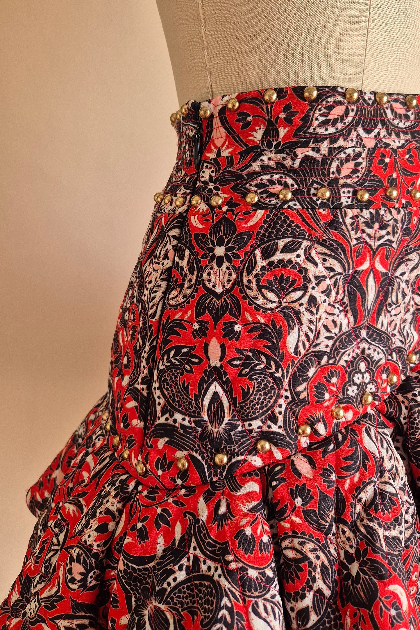 Incredible Thurley quilted mini skirt Size XS