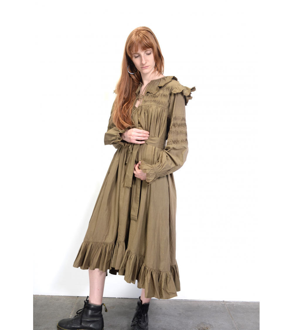 V. de Vinster beige smock dress Size M