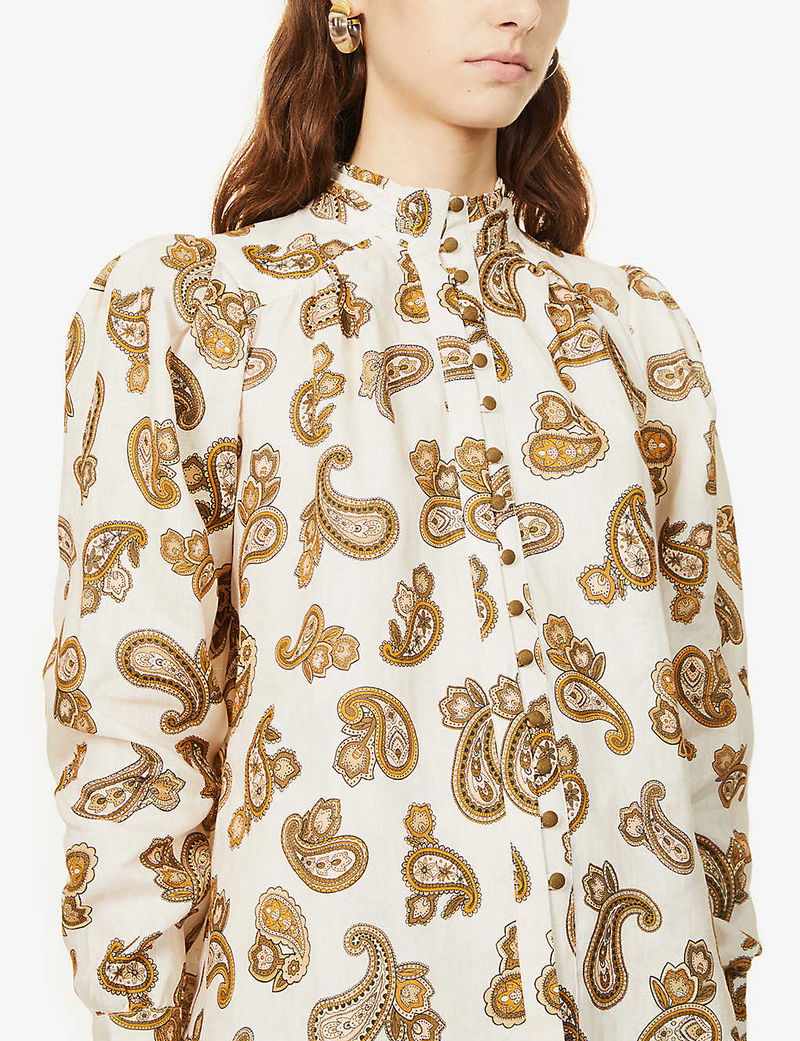 Beautiful Alemais paisley shirt Size L