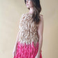 Stunning silk ruffle dress from Natasha Gan Size XS