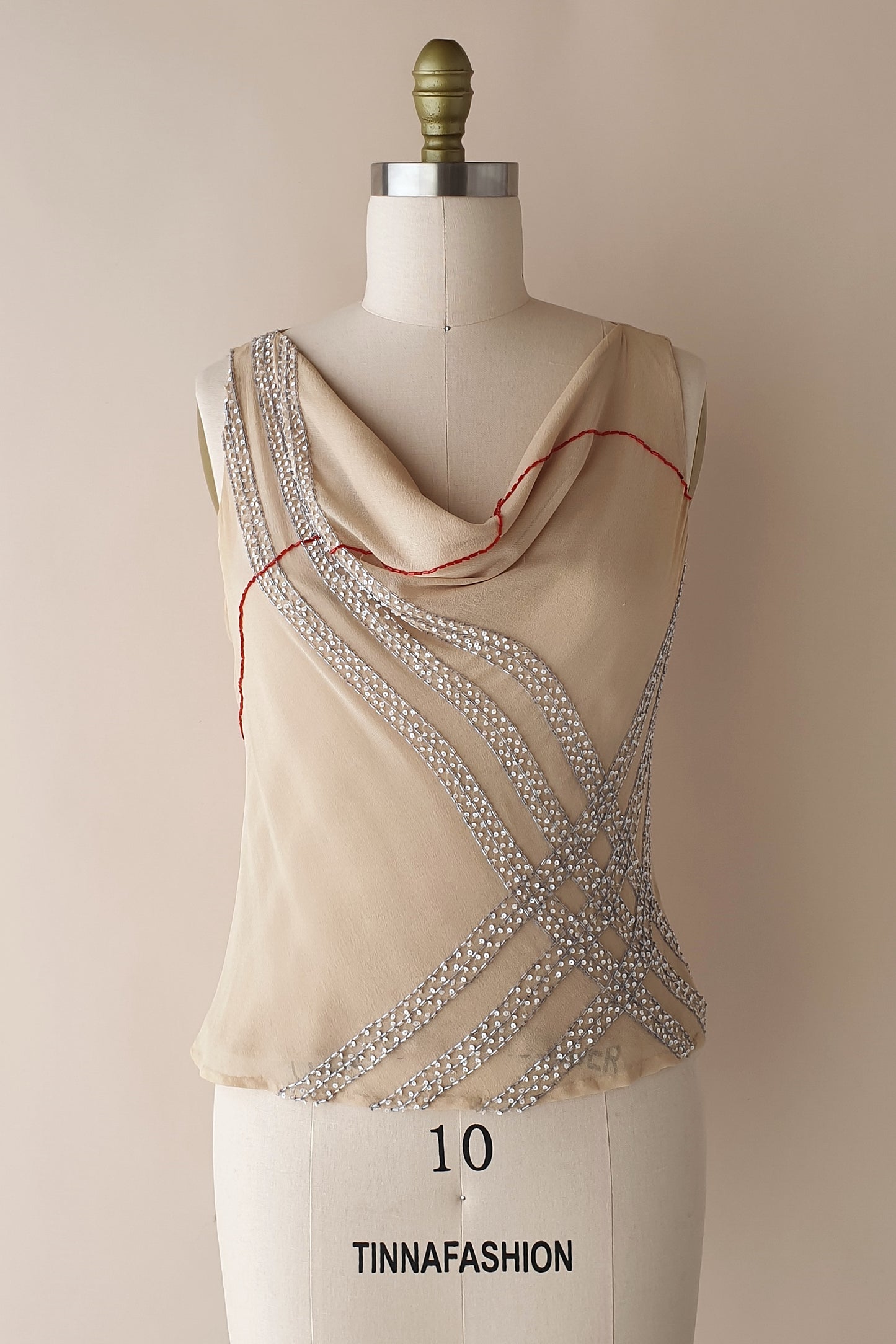 Stunning silk Burberry top Size S