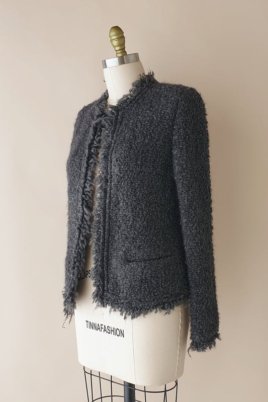 Stunning wool blend boucle jacket from IRO Size S