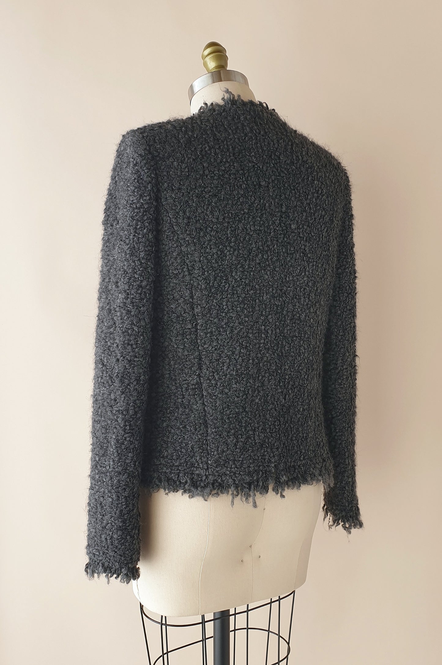 Stunning wool blend boucle jacket from IRO Size S
