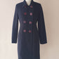 Vintage 90's classic navy coat Size 8