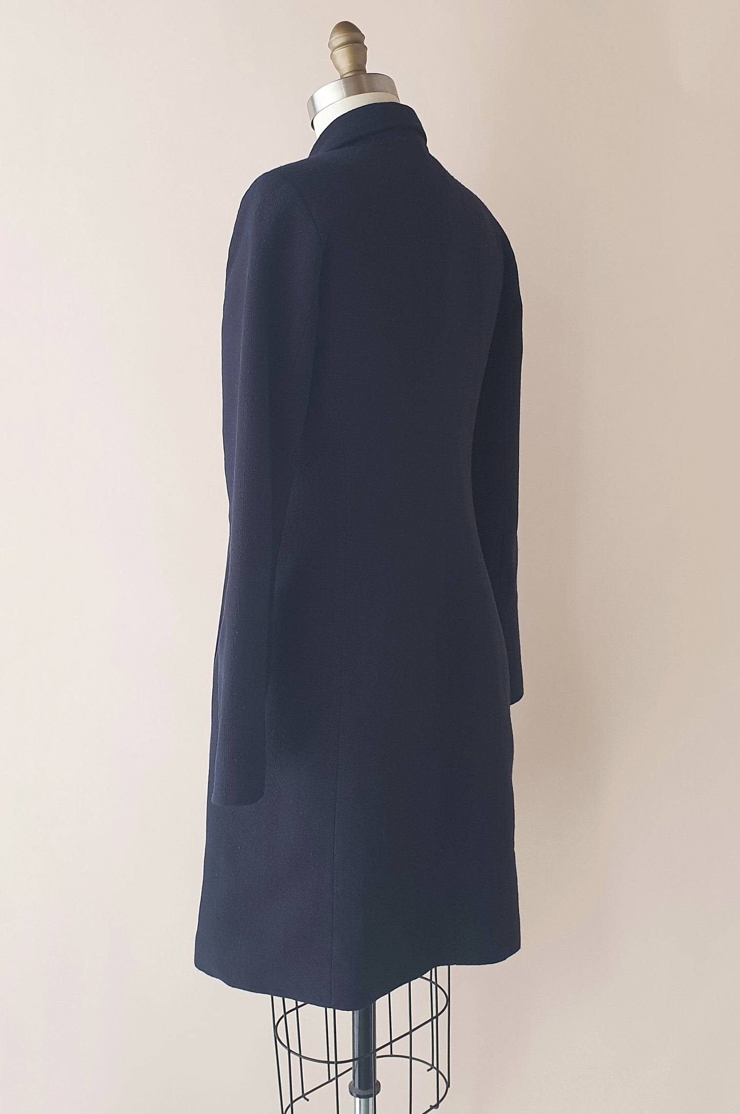 Vintage 90's classic navy coat Size 8