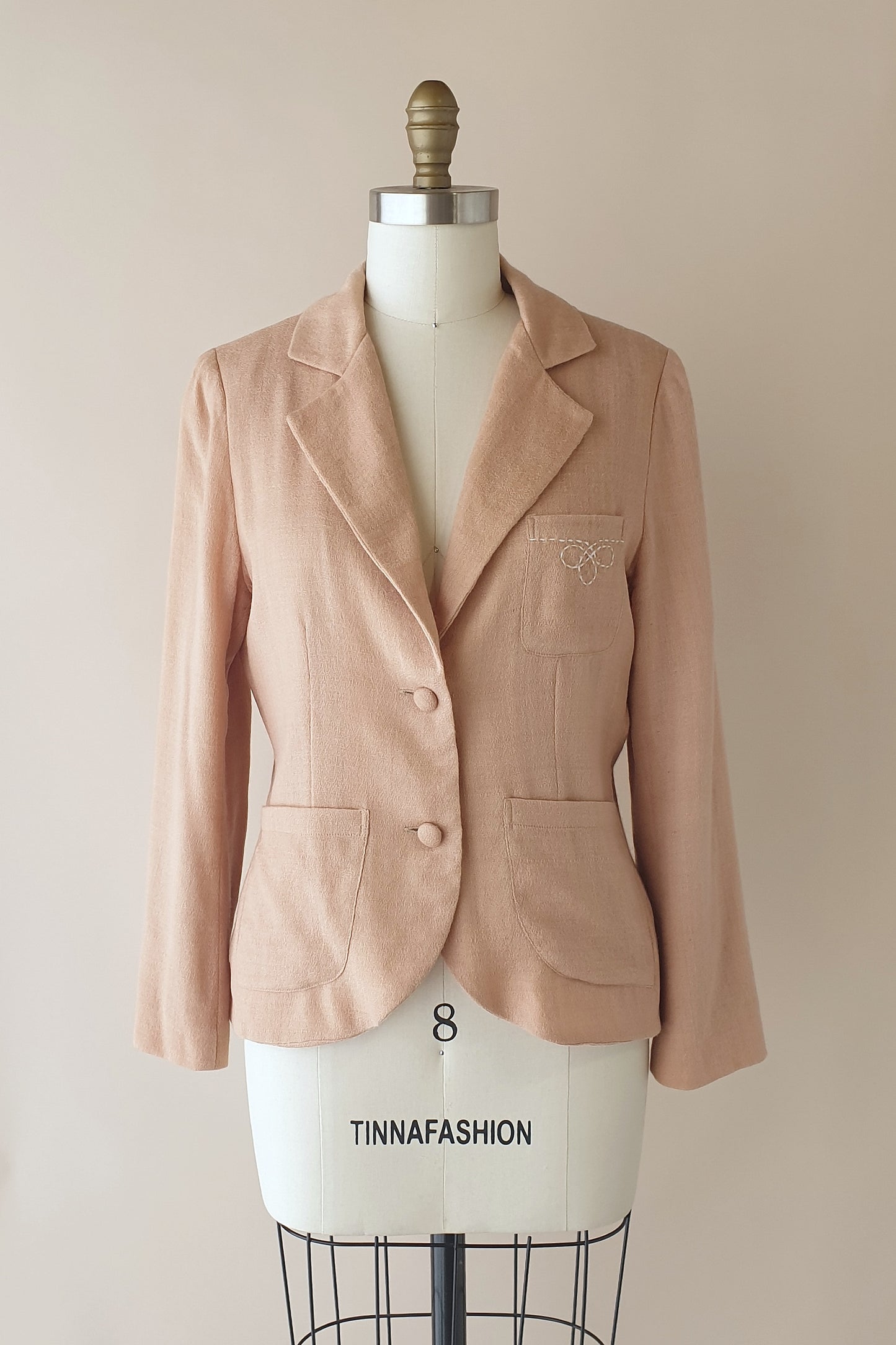 Beautiful light wool jacket from Easton Pearson Size 8