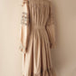 V. de Vinster beige smock dress Size M
