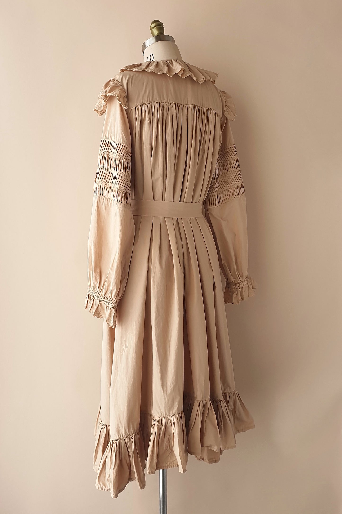 V. de Vinster beige smock dress Size M