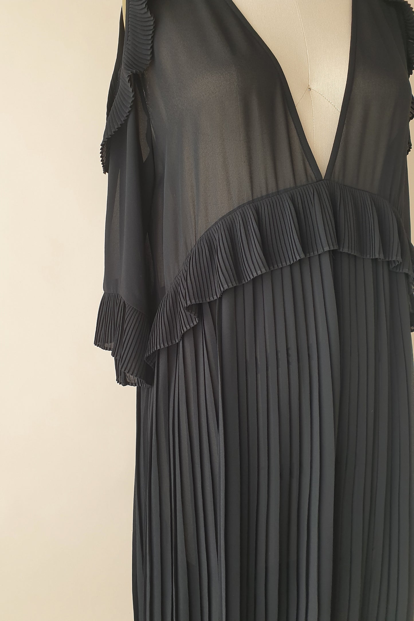 By Malene Birger stunning sheer midi dress Size S/M