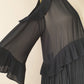 By Malene Birger stunning sheer midi dress Size S/M
