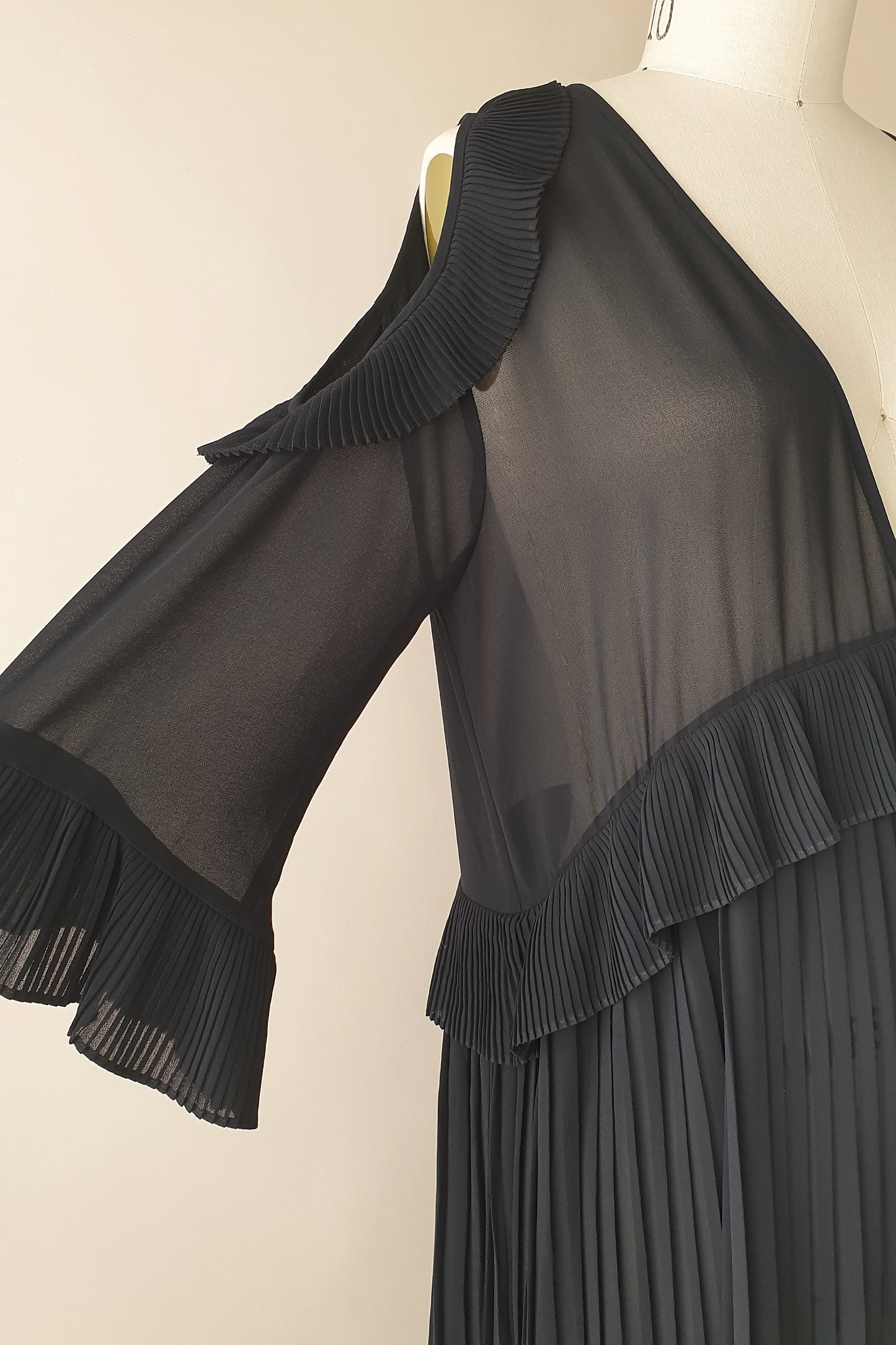 By Malene Birger stunning sheer midi dress Size S/M