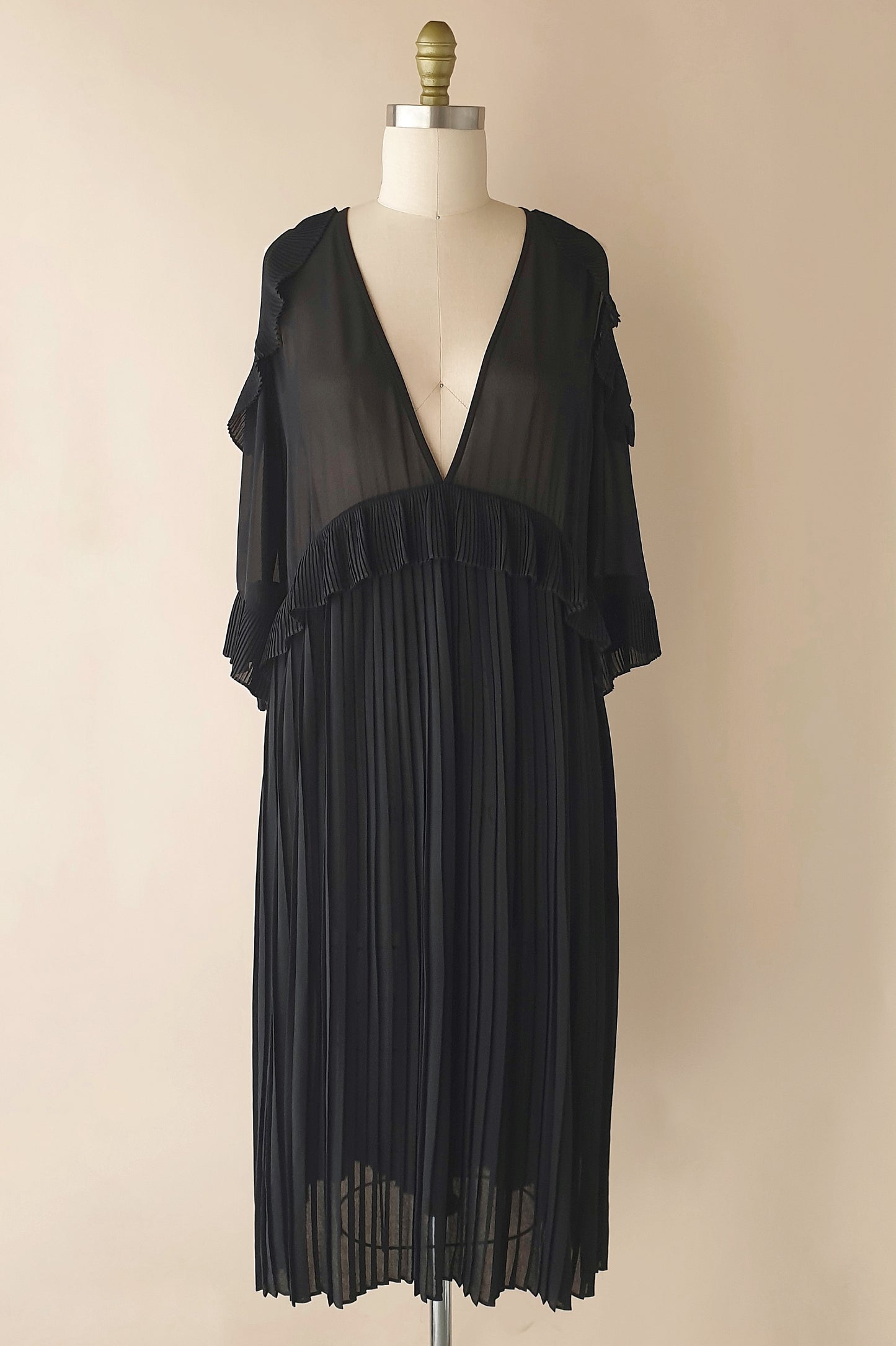 By Malene Birger stunning sheer midi dress Size S/M