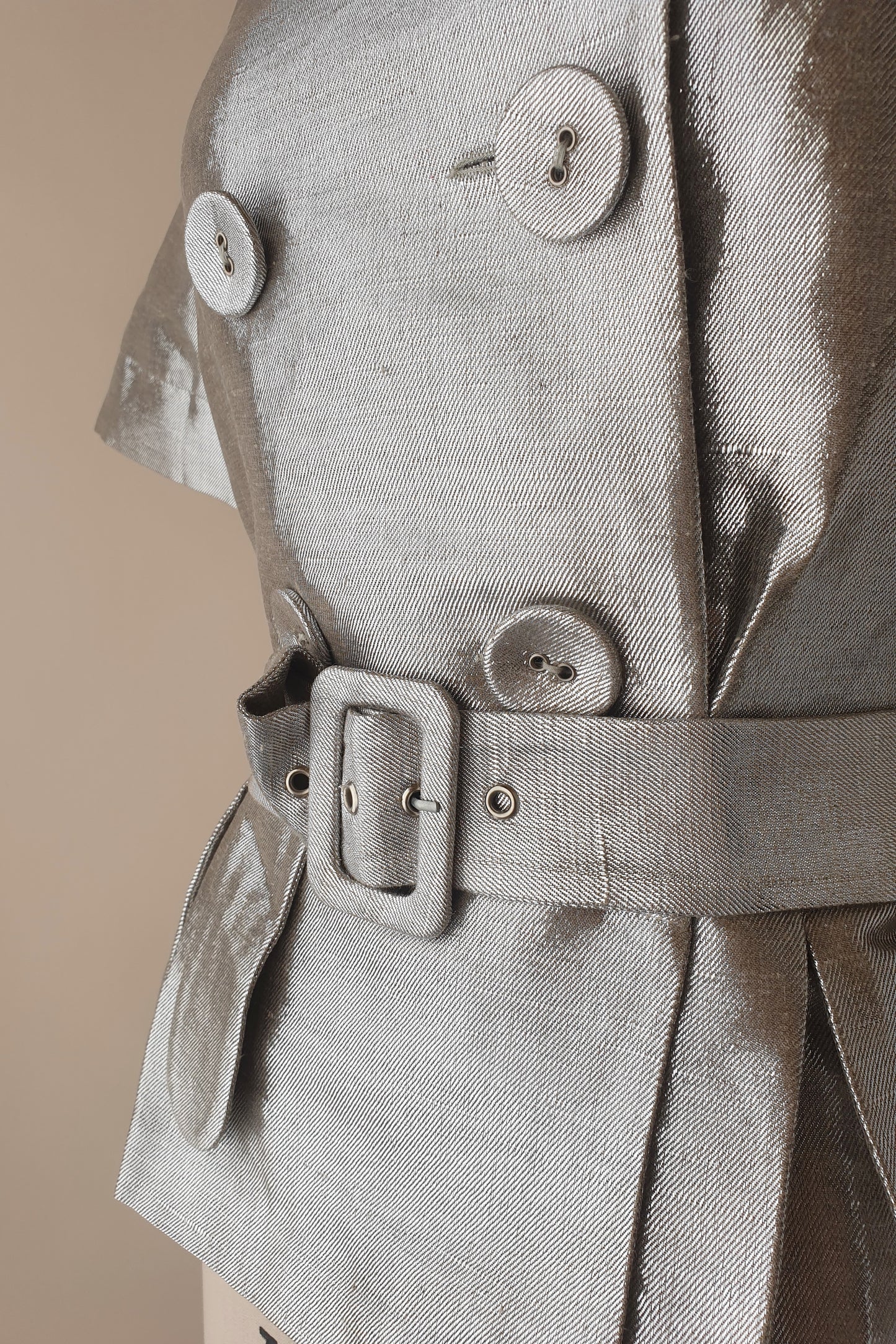 Beautiful silver Colette Dinnigan  top Size XS/S