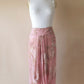 Burnout velvet silk blend skirt Size M