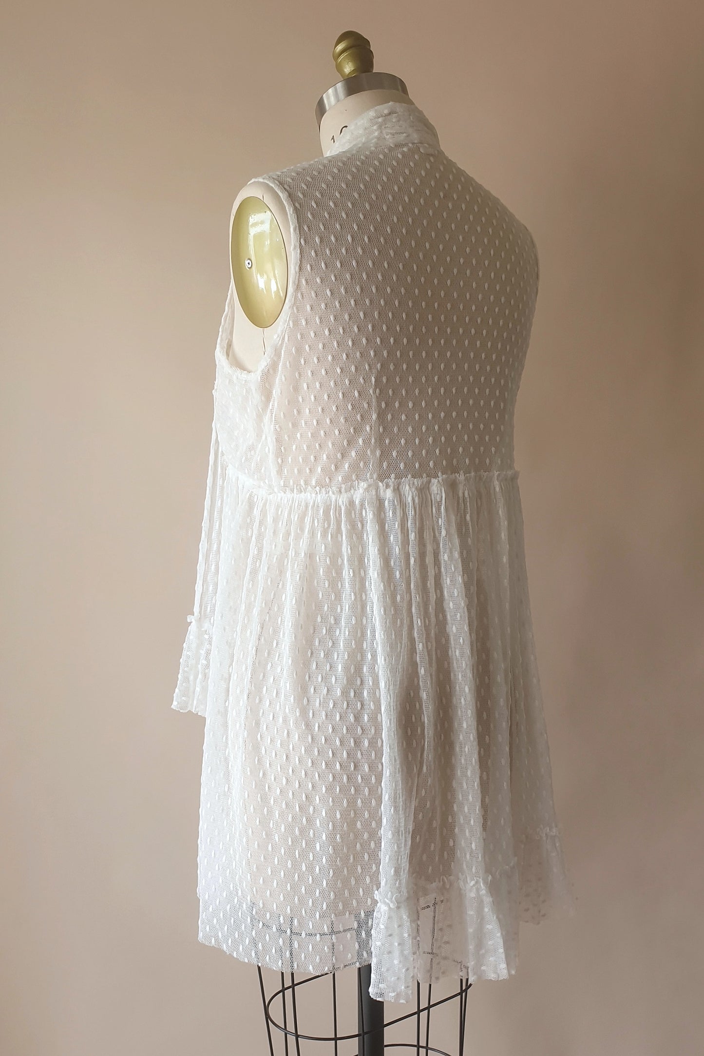 Vintage Trelise Cooper sheer embellished top Size M