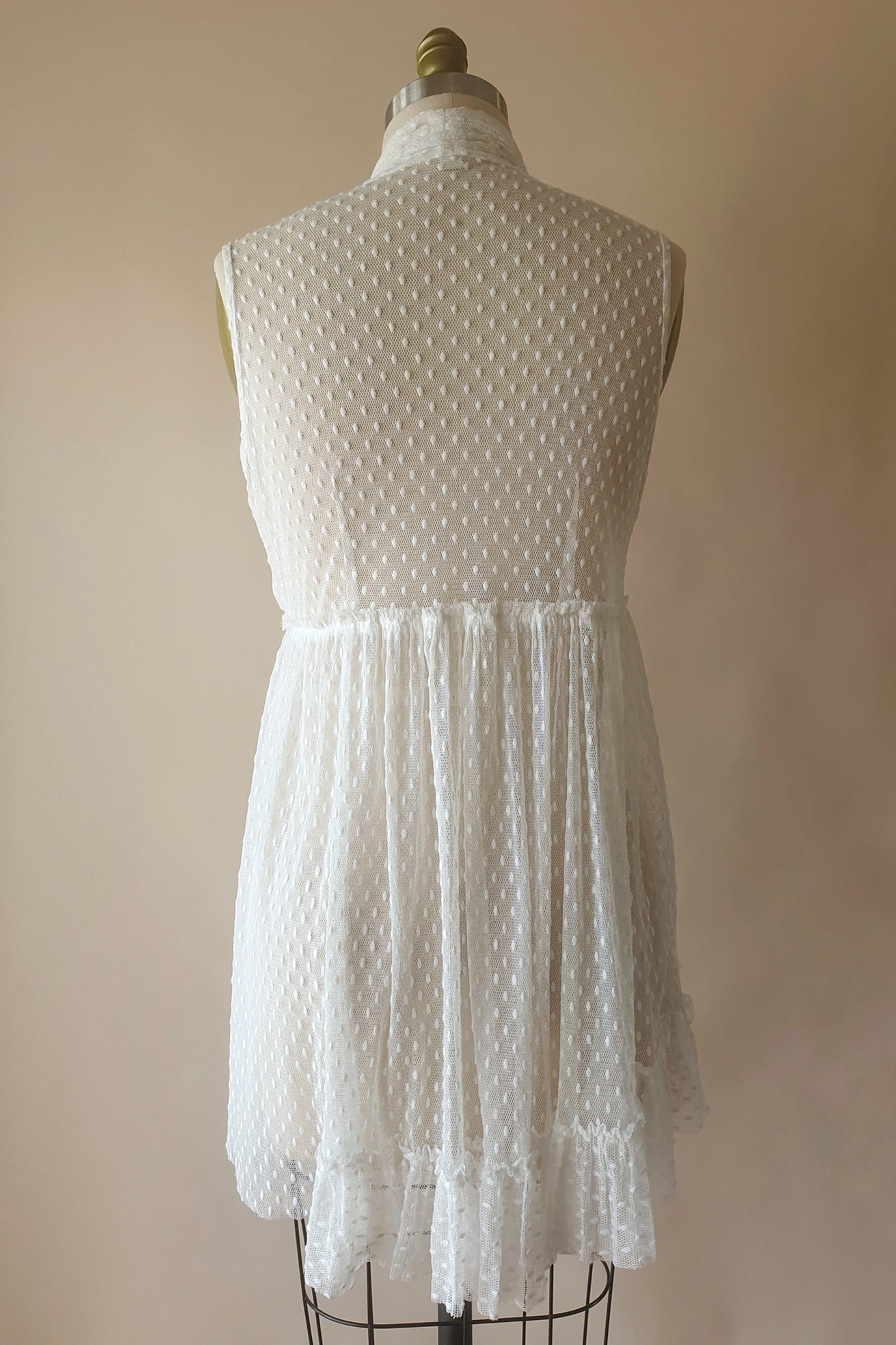 Vintage Trelise Cooper sheer embellished top Size M