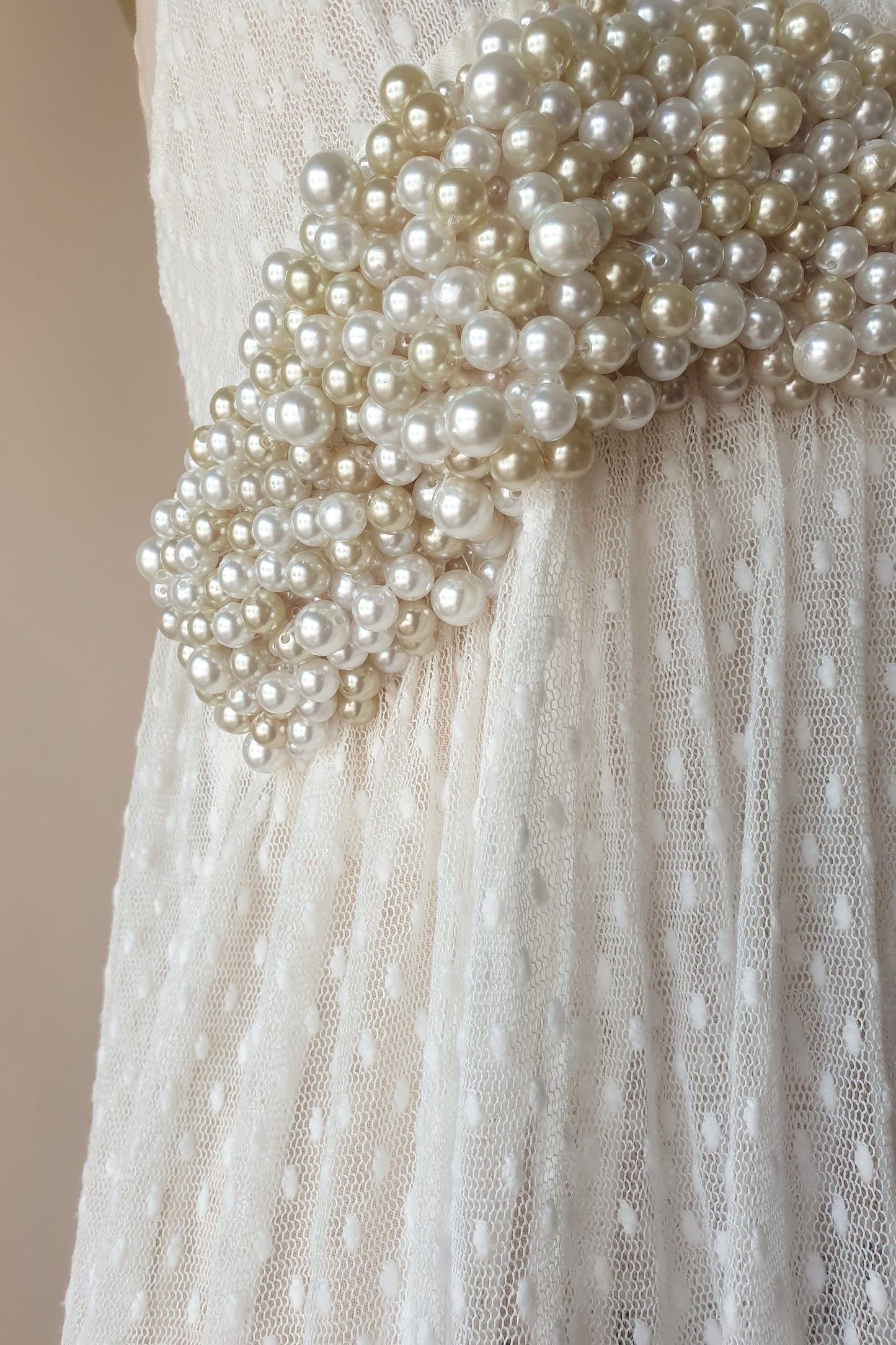 Vintage Trelise Cooper sheer embellished top Size M