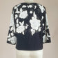 Stunning black jacket with floral beaded detail Size XS/S