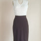 Beautiful vintage Easton and Pearson wool pencil skirt Size S/M