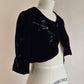 Stunning embroidered velvet bolero Size S