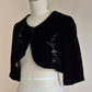 Stunning embroidered velvet bolero Size S