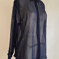 Beautiful sheer embellished shirt Size L