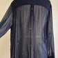 Beautiful sheer embellished shirt Size L