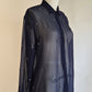 Beautiful sheer embellished shirt Size L