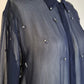 Beautiful sheer embellished shirt Size L