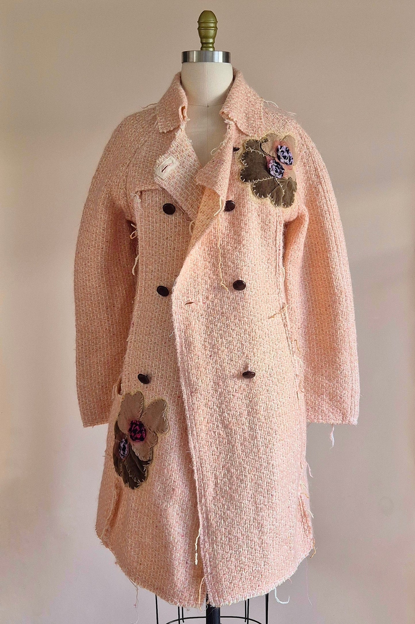 Fabulous textured cosy knit coat Size M/L