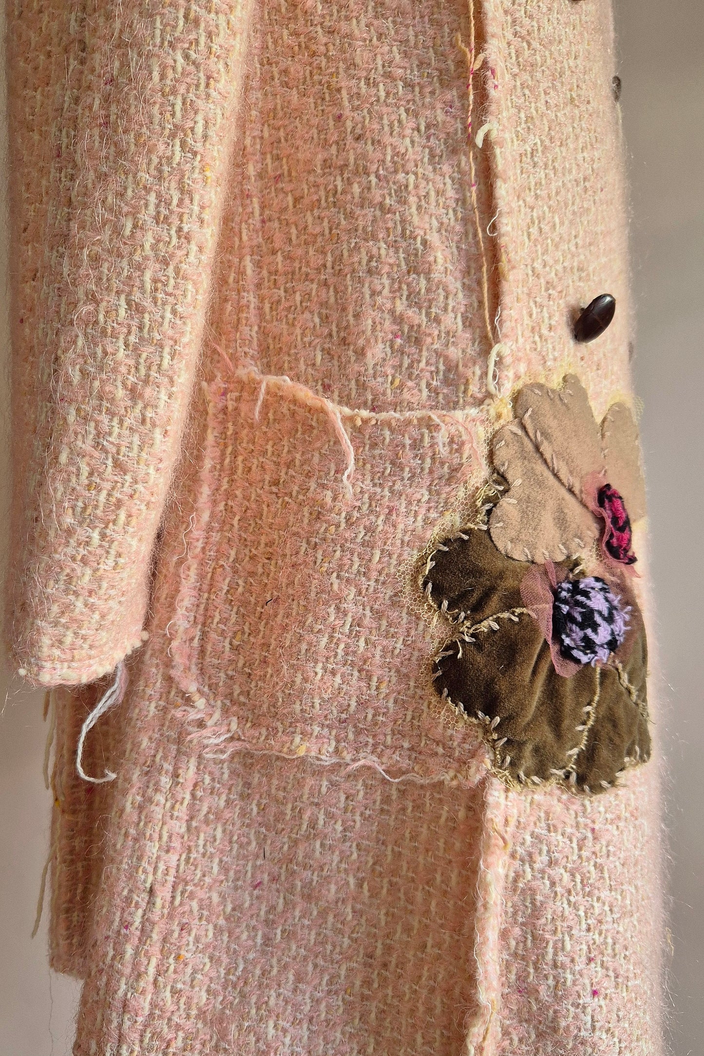 Fabulous textured cosy knit coat Size M/L