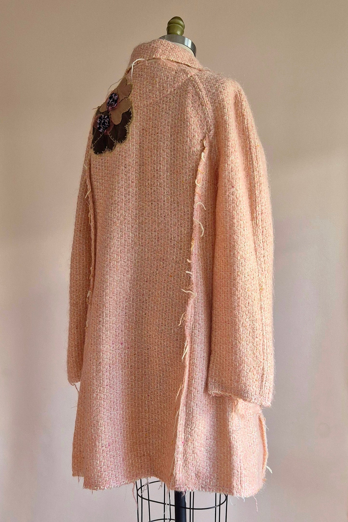 Fabulous textured cosy knit coat Size M/L