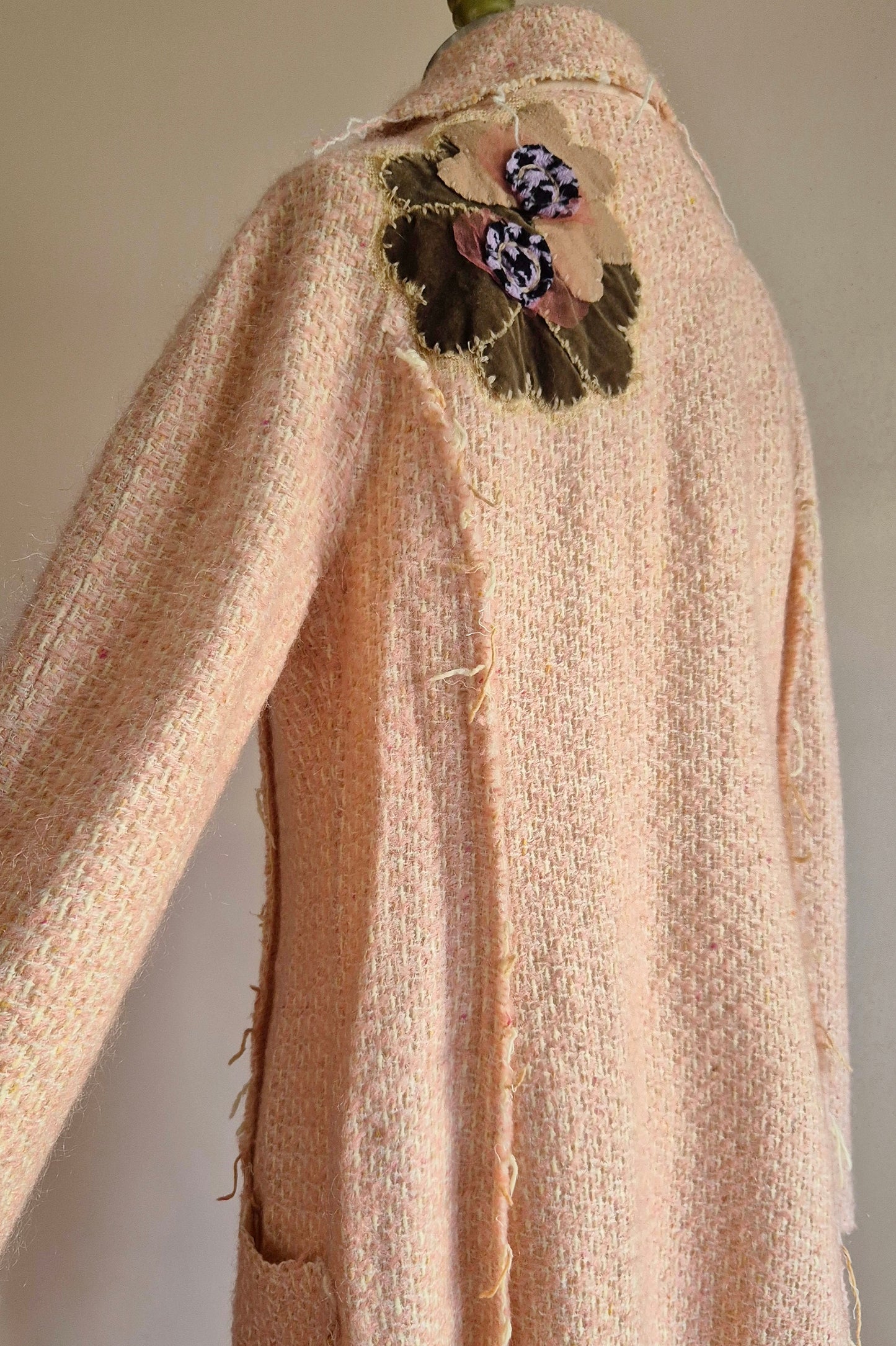 Fabulous textured cosy knit coat Size M/L