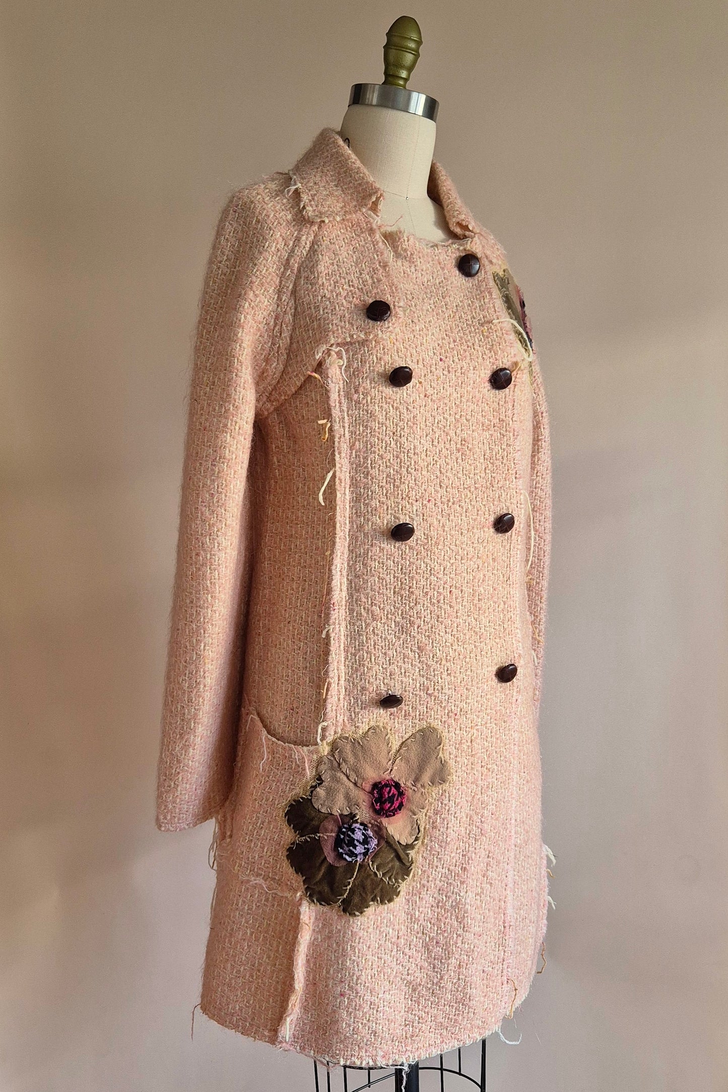Fabulous textured cosy knit coat Size M/L