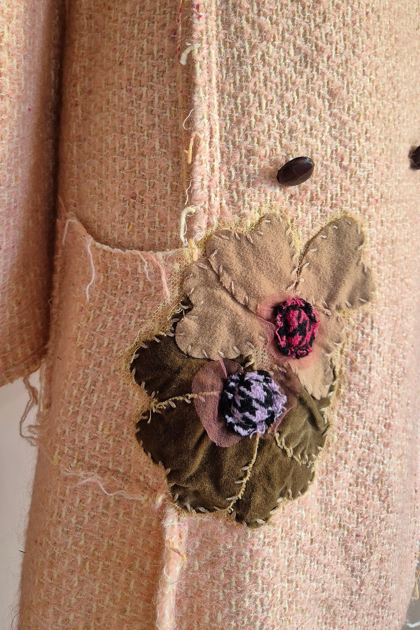 Fabulous textured cosy knit coat Size M/L