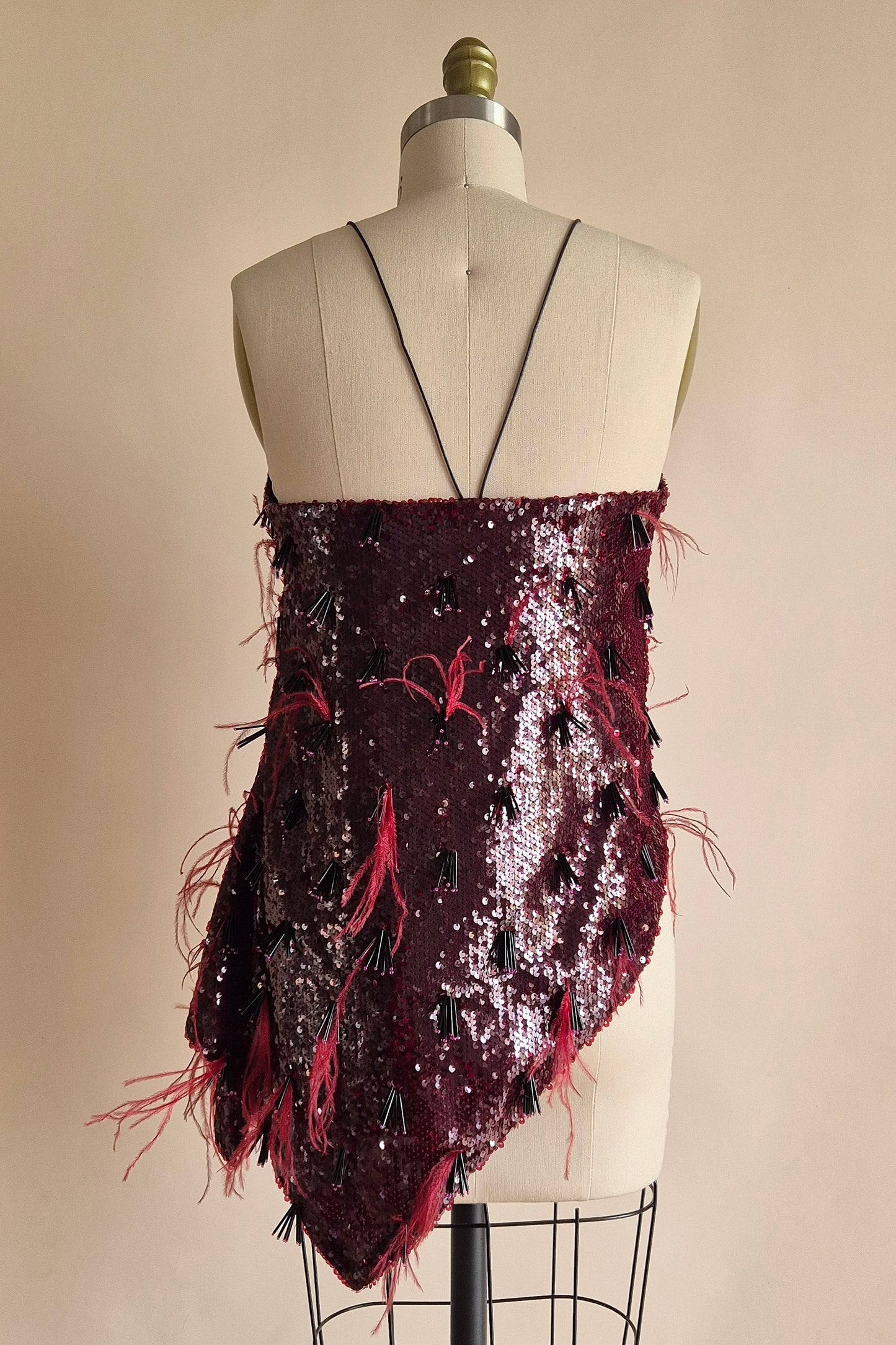 Stunning Youself Akbar embellished sequin top Size XS/S