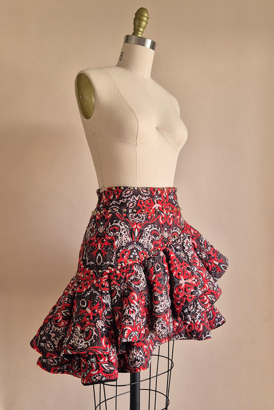 Incredible Thurley quilted mini skirt Size XS