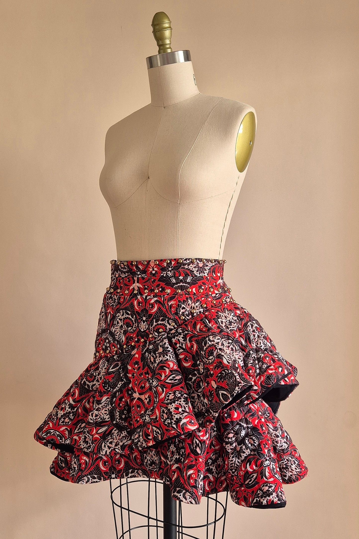 Incredible Thurley quilted mini skirt Size XS