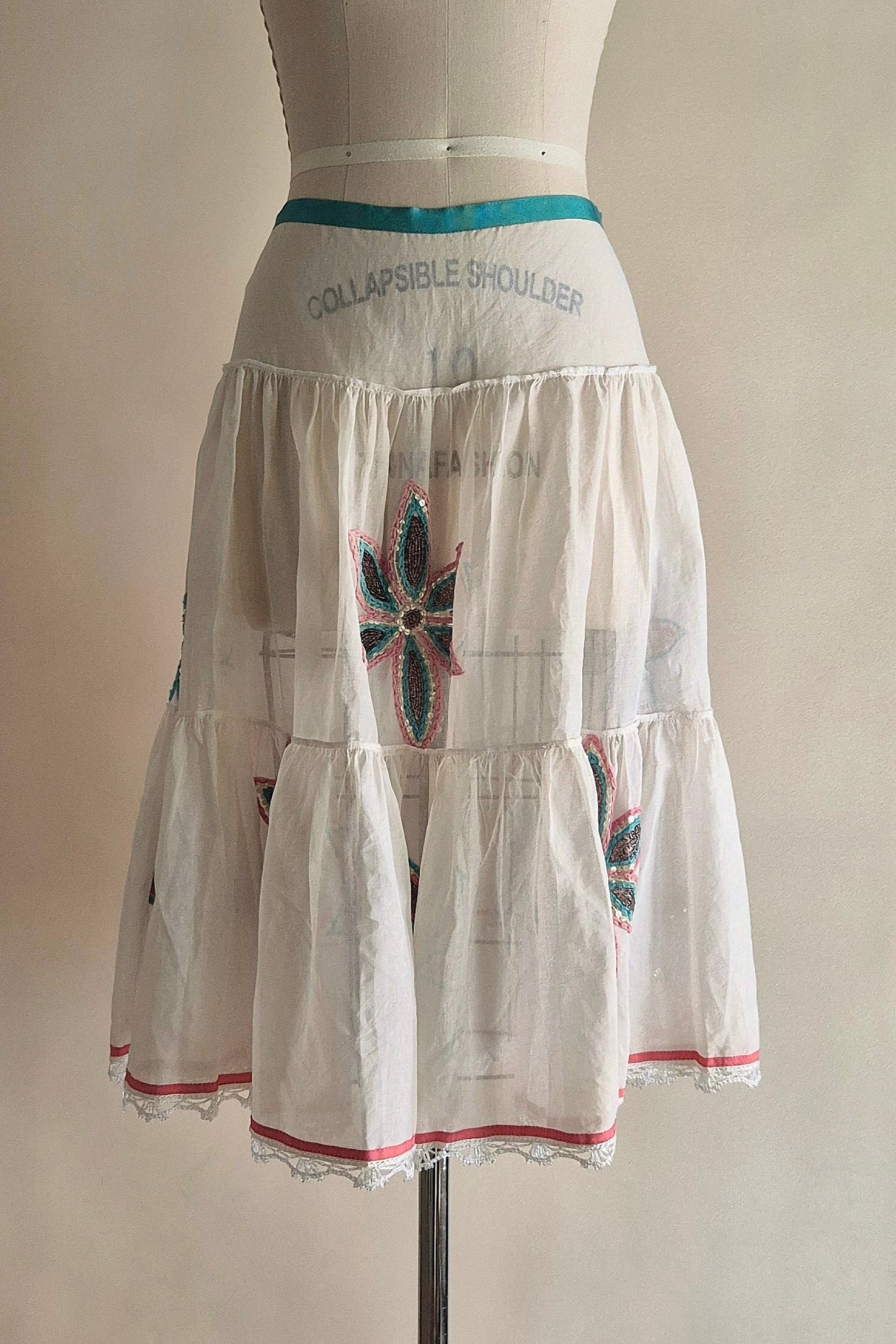 Trelise Cooper embellished sheer skirt Size M