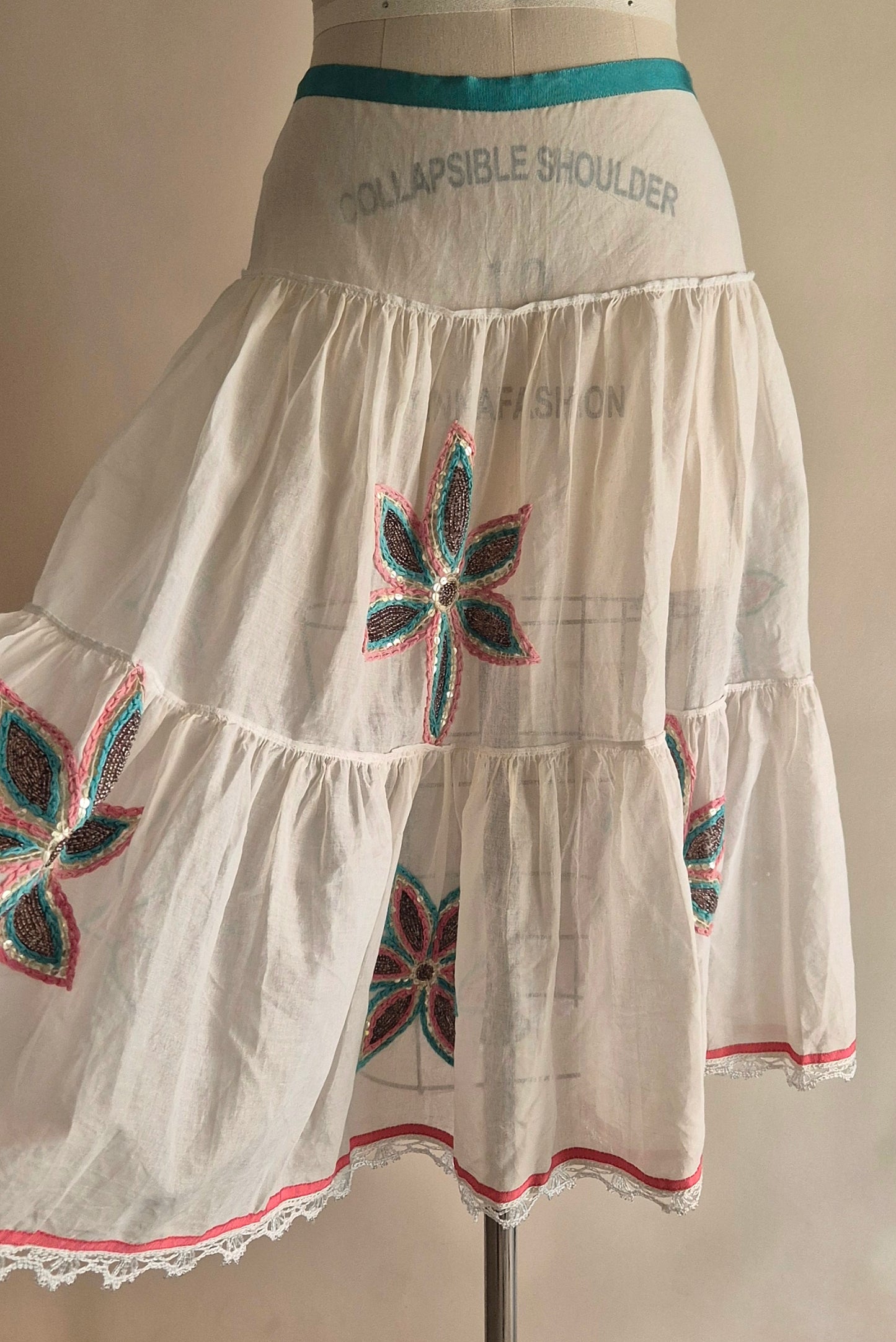 Trelise Cooper embellished sheer skirt Size M