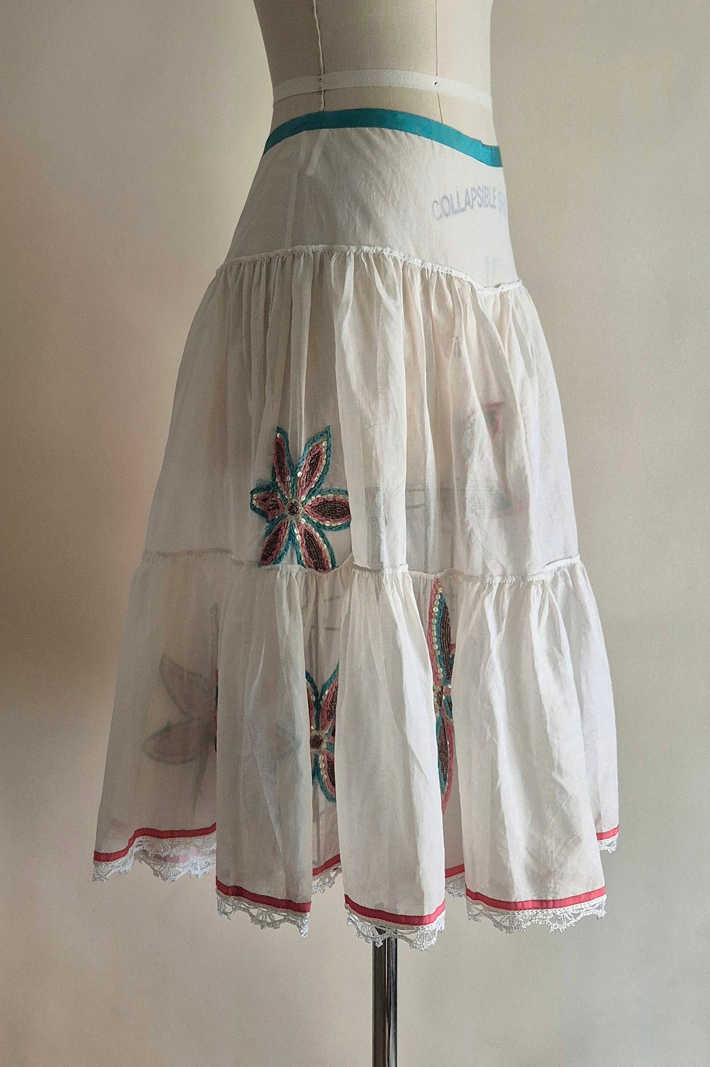 Trelise Cooper embellished sheer skirt Size M