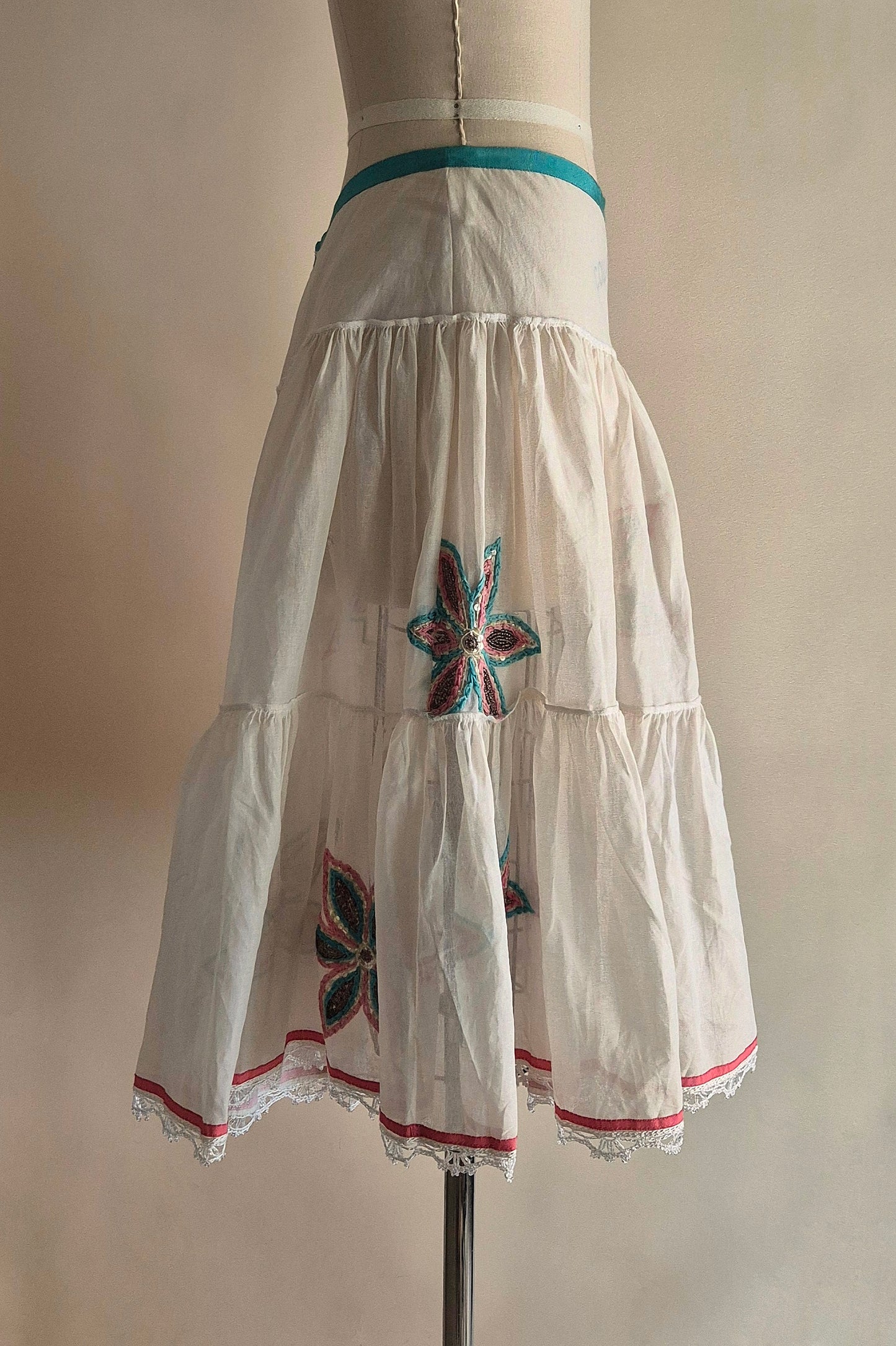 Trelise Cooper embellished sheer skirt Size M