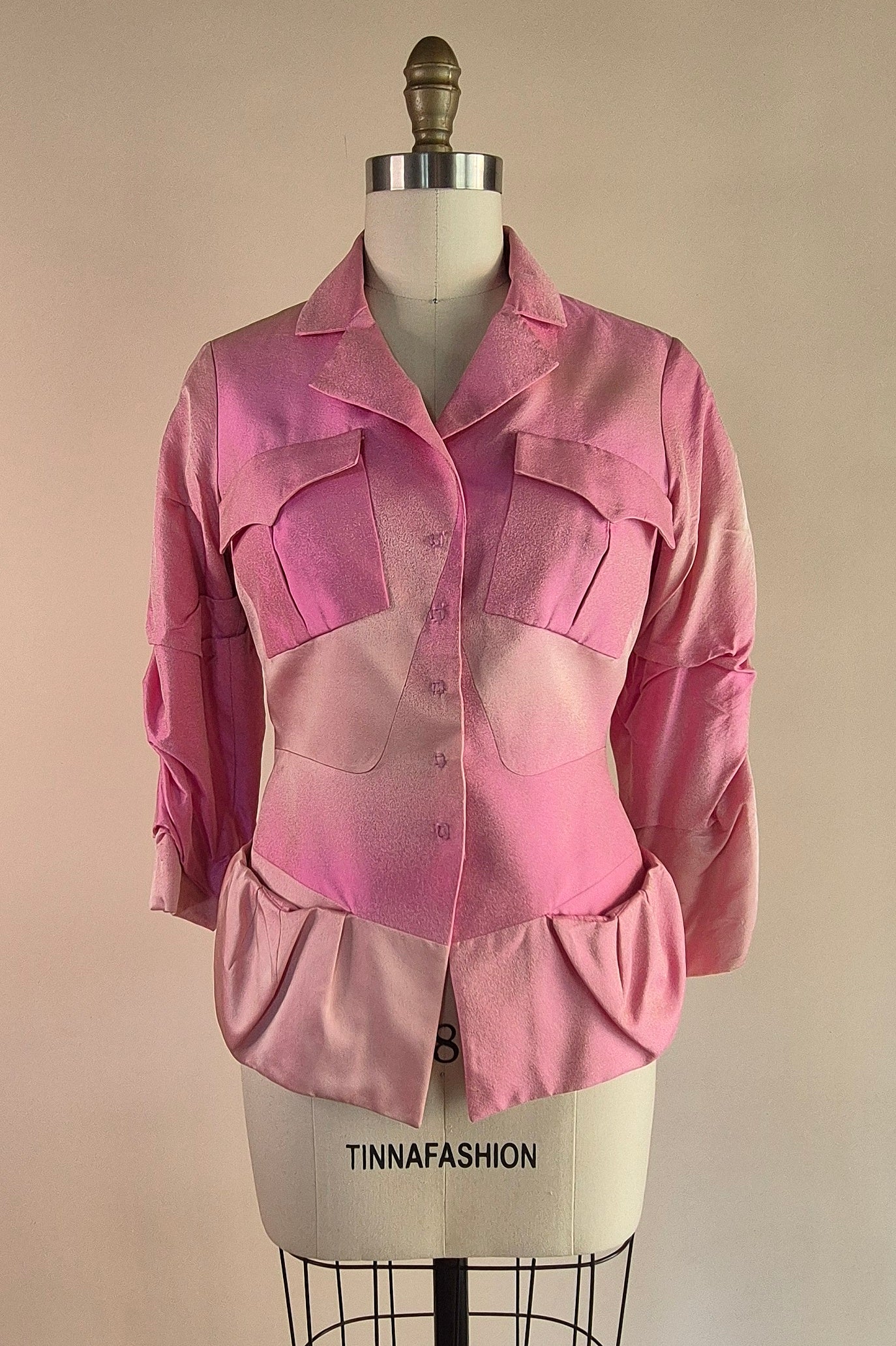 Sensational Christian Lacroix silk blend jacket Size 8