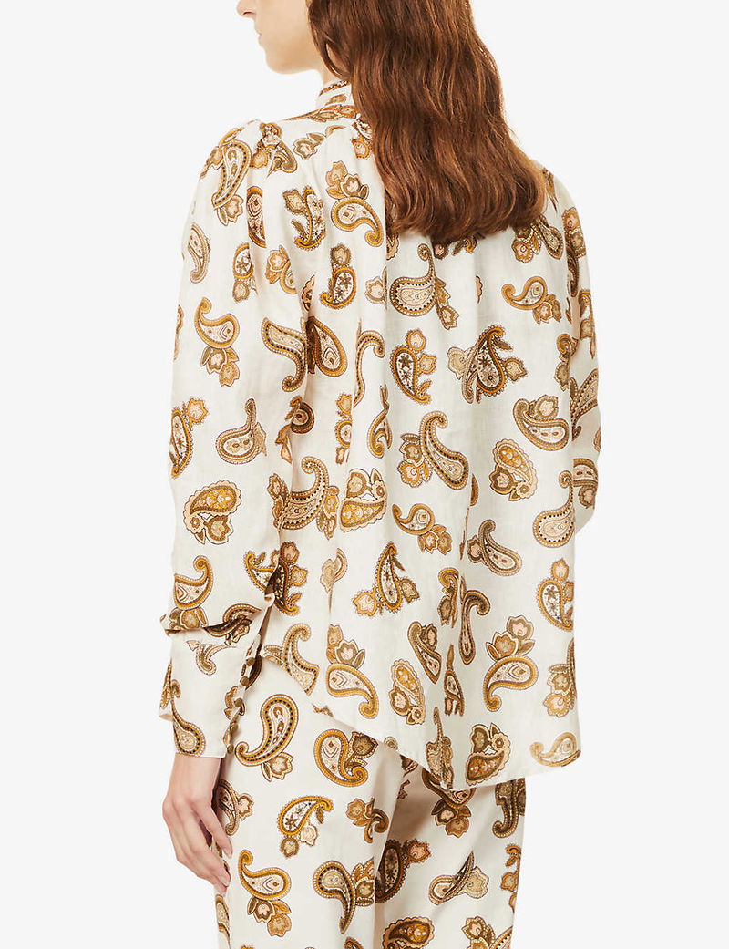 Beautiful Alemais paisley shirt Size L