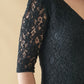 Stunning beaded lace evening dress Size 6