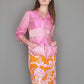 Sensational Christian Lacroix silk blend jacket Size 8
