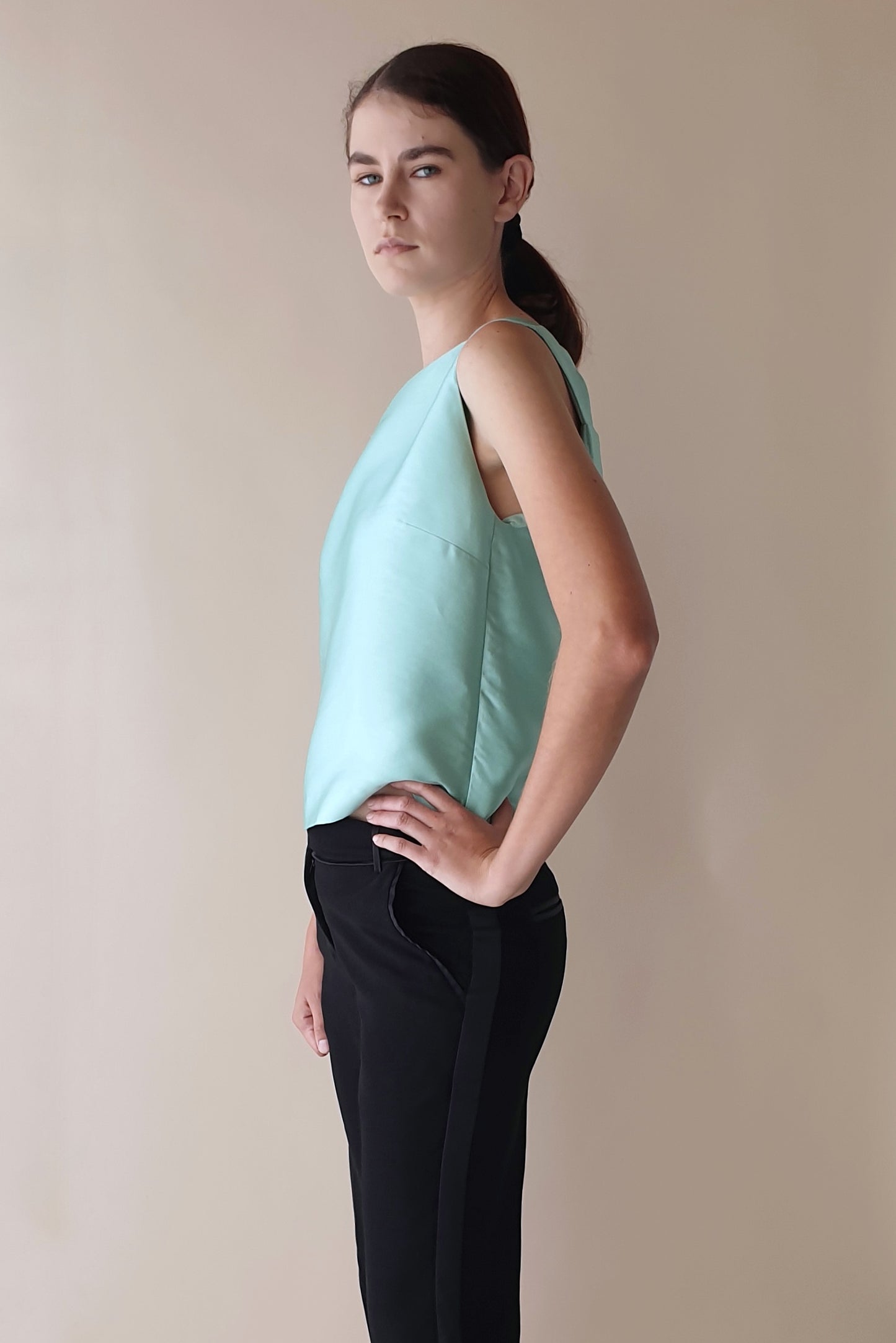 Stunning silk blend top from Rochas Size 8