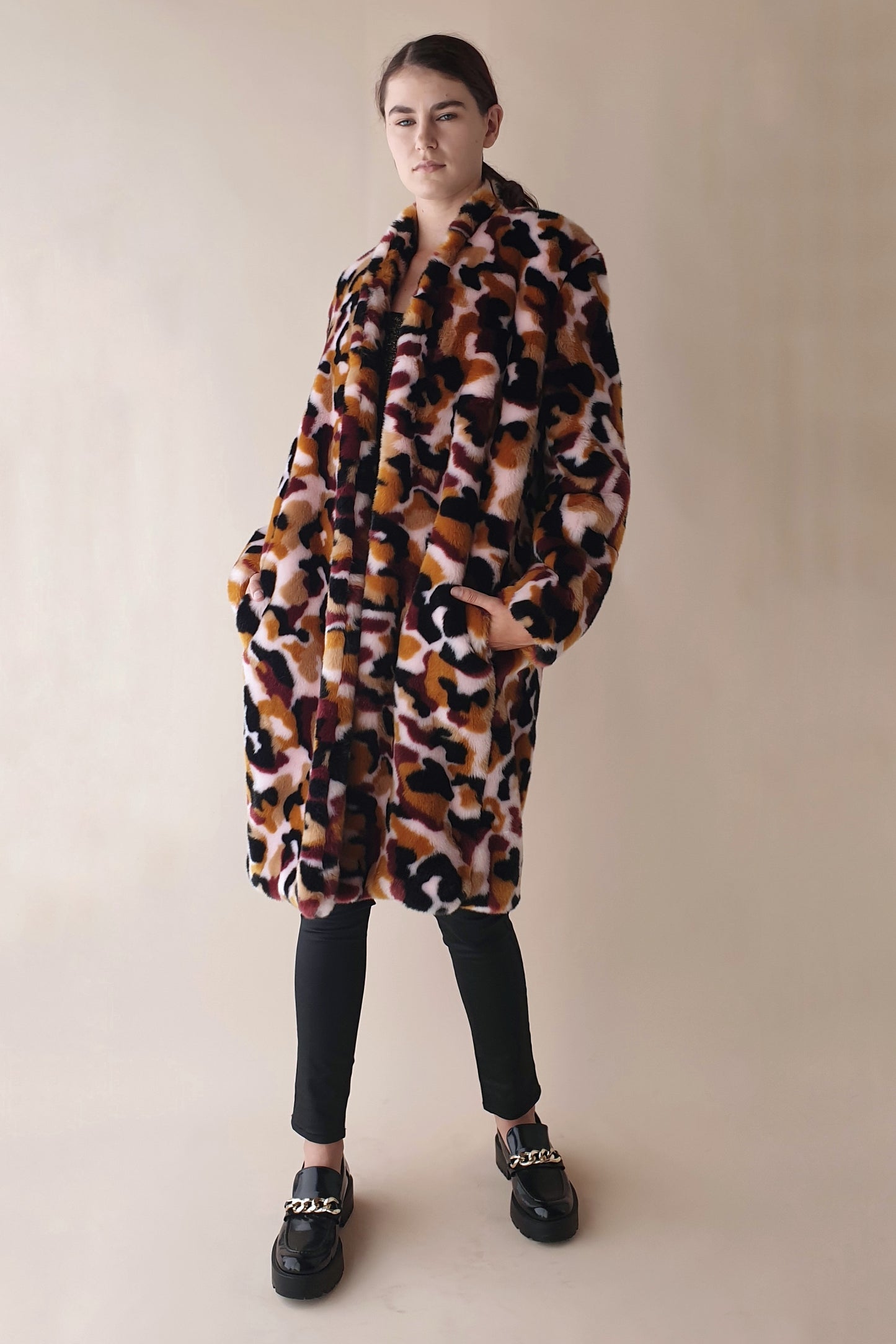 Incredible Malene Birger faux fur 'Camula' coat Size 8-10